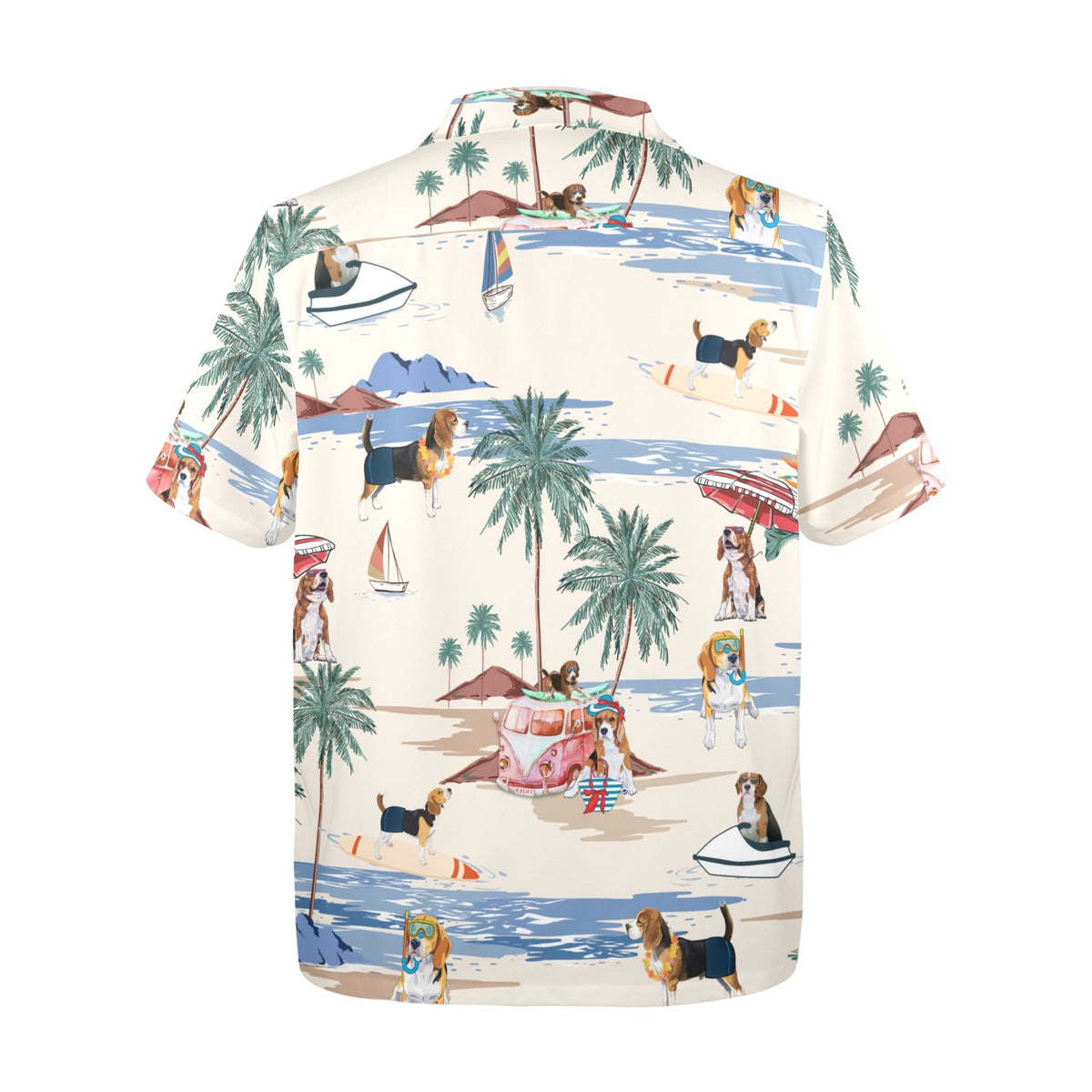 Tropical Beagle shirt for dog owners