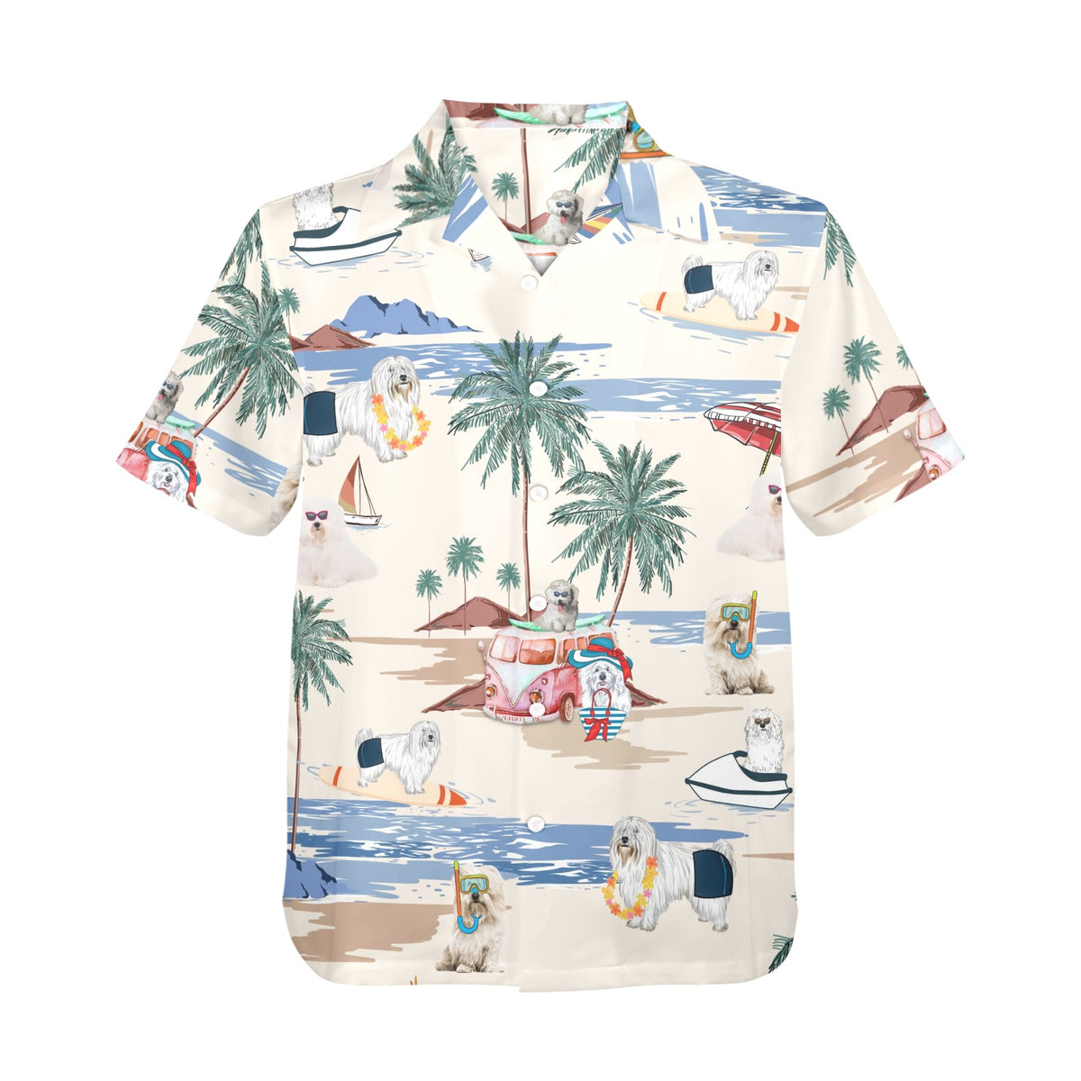 Tropical Coton de Tulear shirt for dog owners
