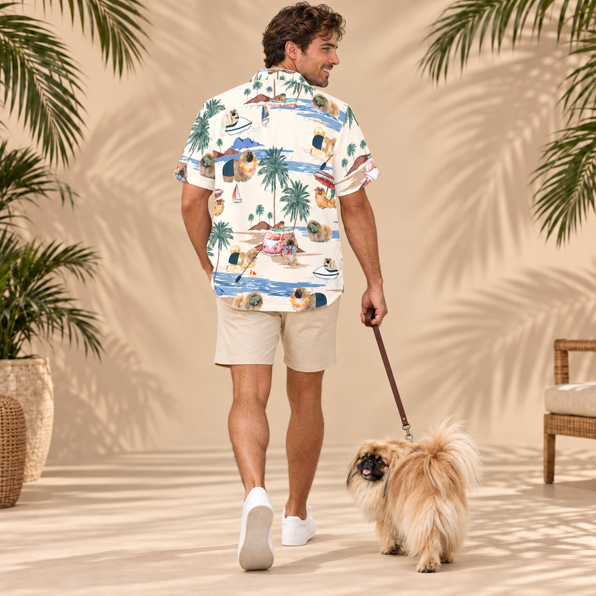 Pekingese Hawaiian Shirt