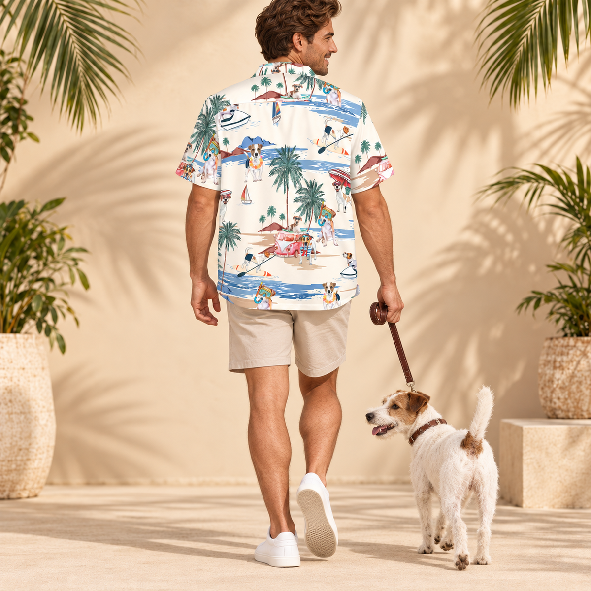 Parson Russell Terrier Hawaiian Shirt