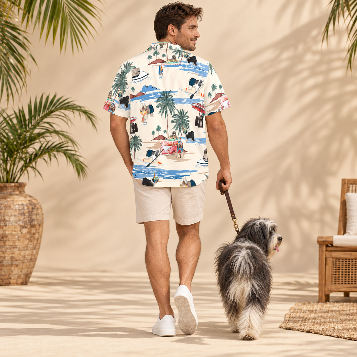 Tibetan Terrier Hawaiian Shirt