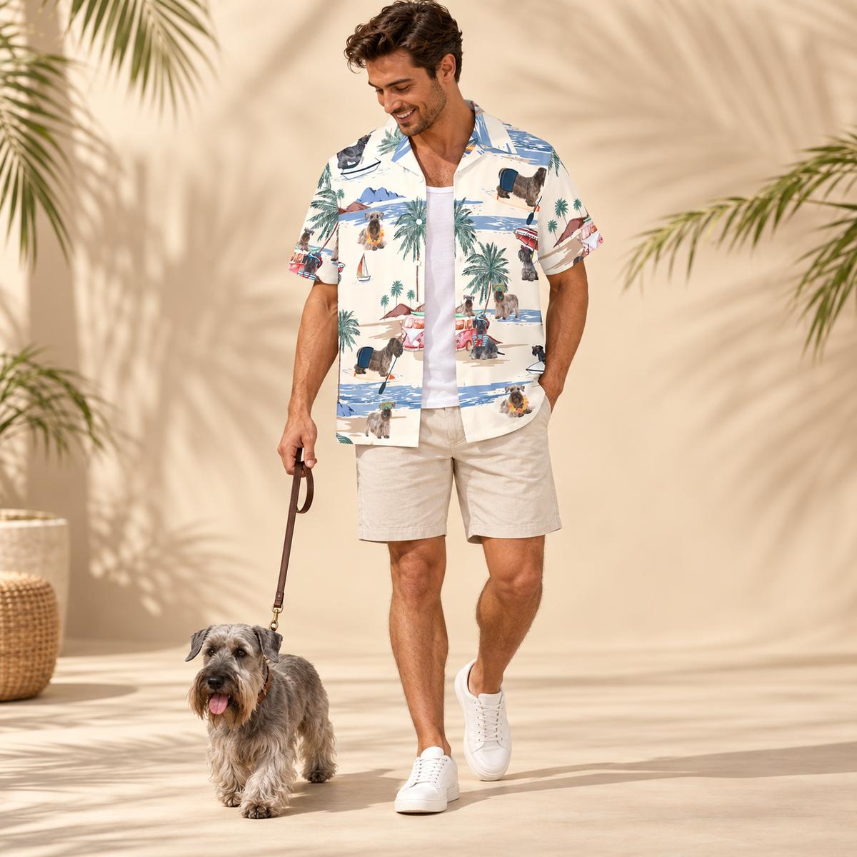 Cesky Terrier Hawaiian Shirt