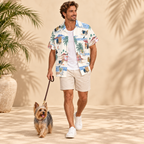 Silky Terrier Hawaiian Shirt