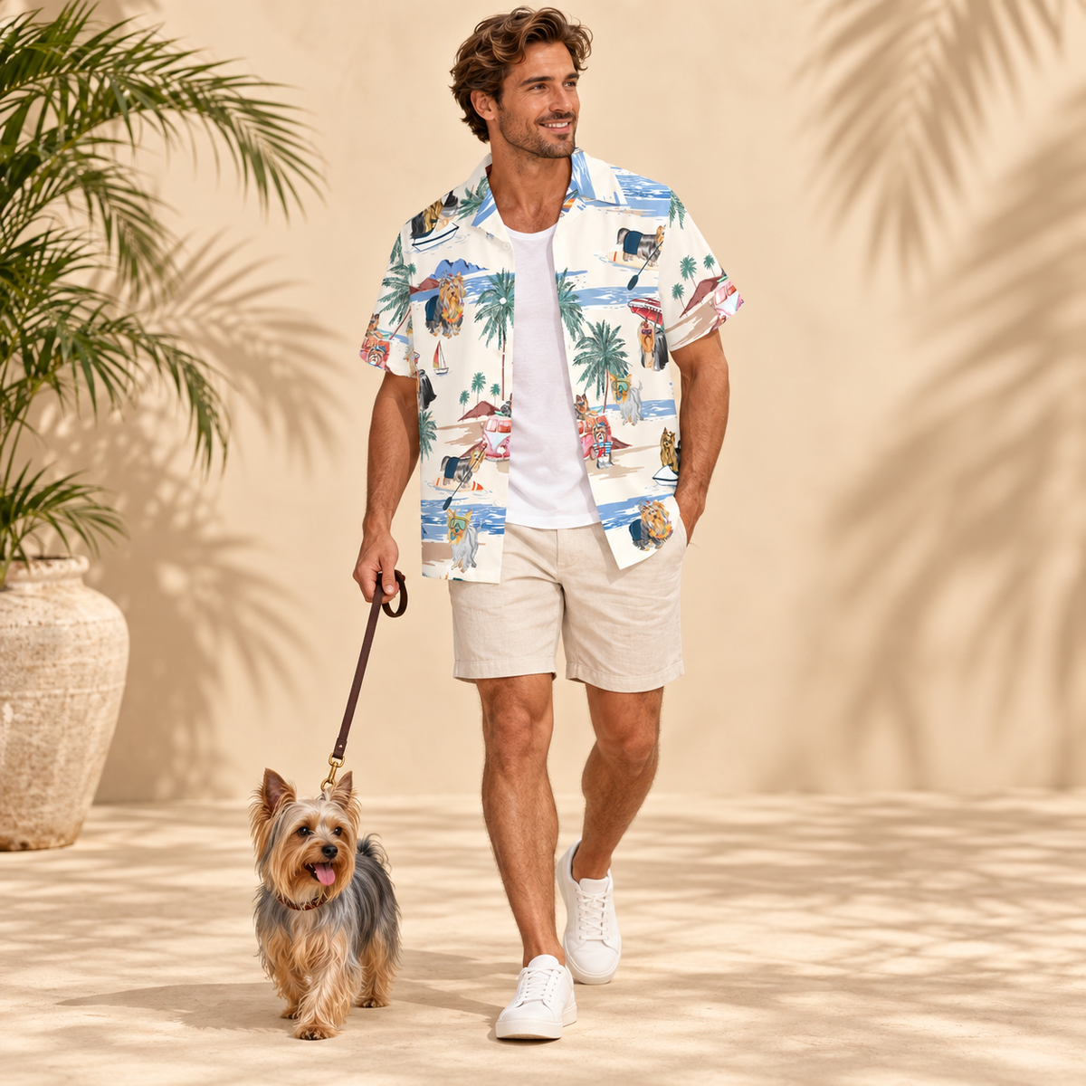 Silky Terrier Hawaiian Shirt