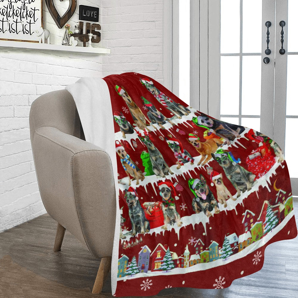Australian Cattle Dog breed fleece blanket, product image 2 of 4