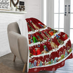 Belgian Malinois dog breed fleece blanket, product image 2 of 4