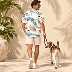 English Foxhound Hawaiian Shirt