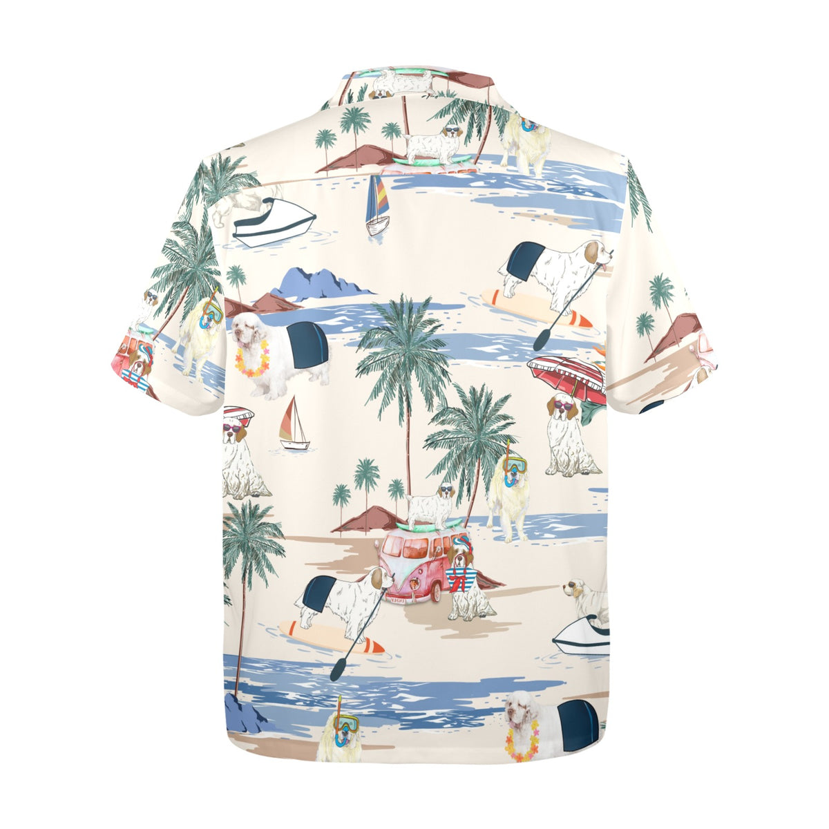 Clumber Spaniel Hawaiian Shirt