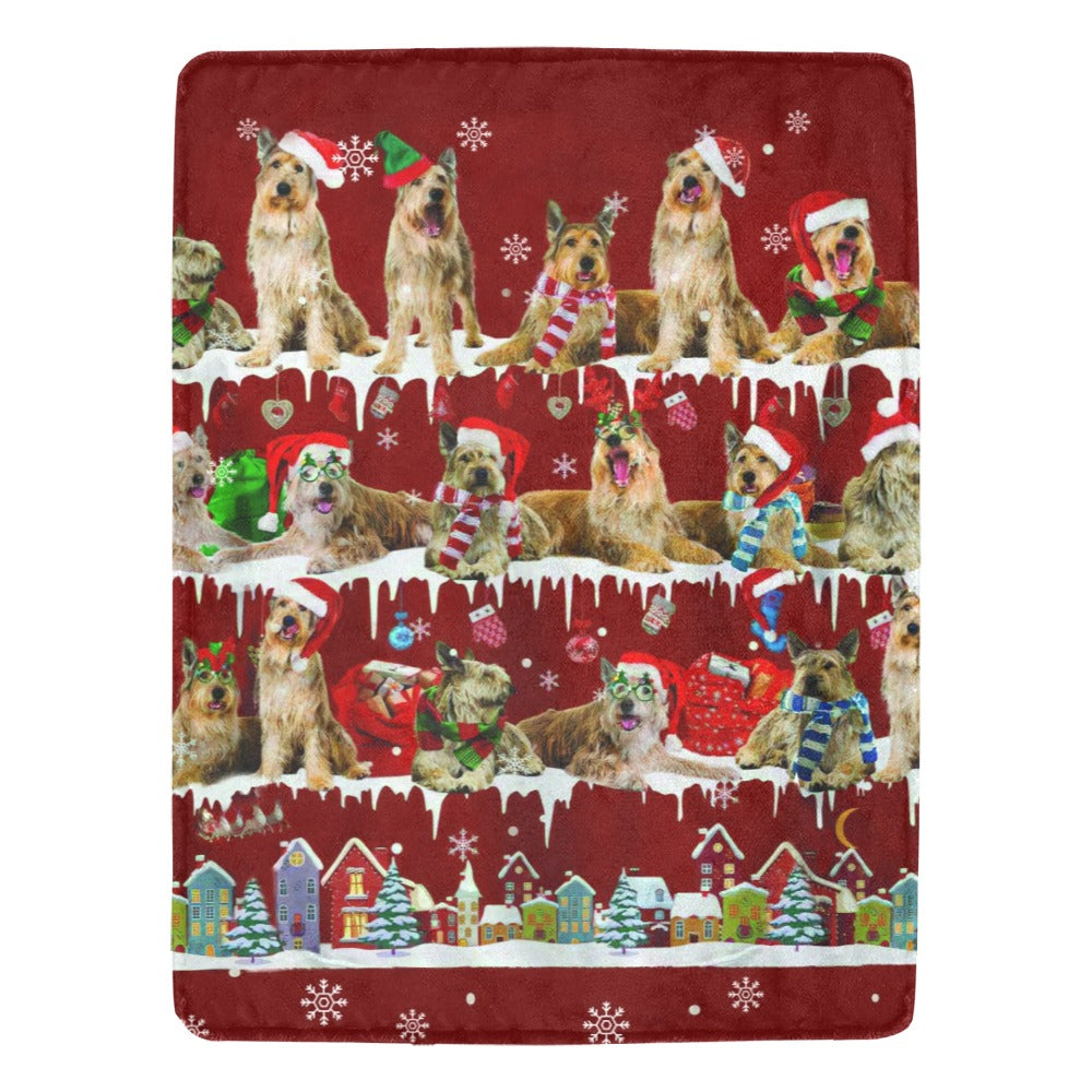Berger Picard dog breed fleece blanket, product image 1 of 4
