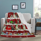 Akita dog breed fleece blanket, product image 3 of 4