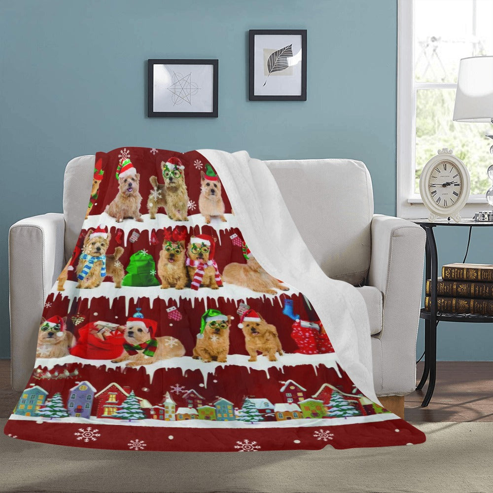 Norwich Terrier fleece blanket, product image 3