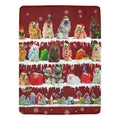 Keeshond fleece blanket, product image 1
