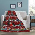 Australian Kelpie dog breed fleece blanket, product image 3 of 4