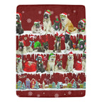 Akita dog breed fleece blanket, product image 1 of 4