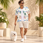 Coton de Tulear Hawaiian Shirt