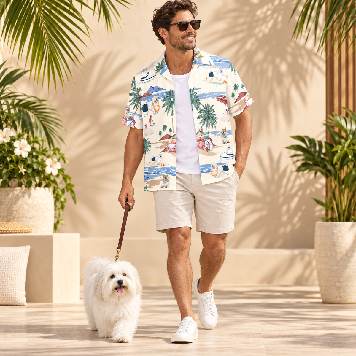 Coton de Tulear Hawaiian Shirt