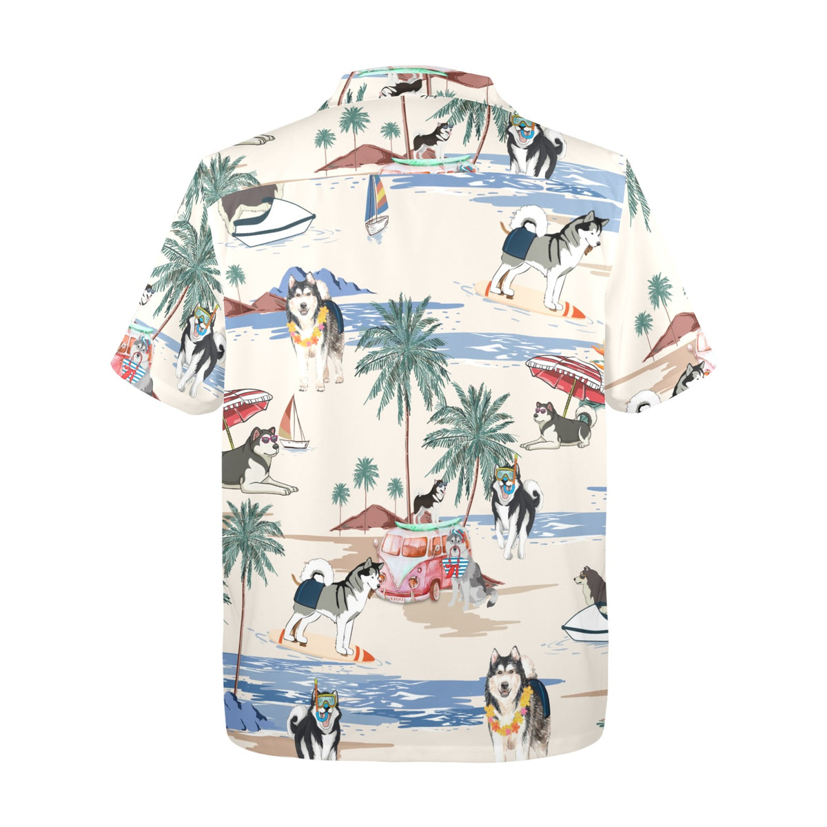 Cabana Club Alaskan Malamute Hawaiian shirt