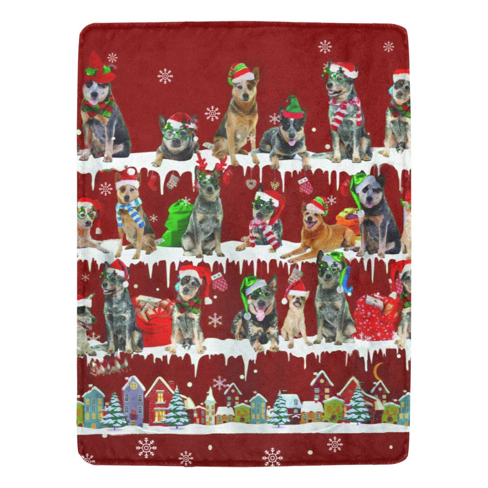 Australian Cattle Dog breed fleece blanket, product image 1 of 4