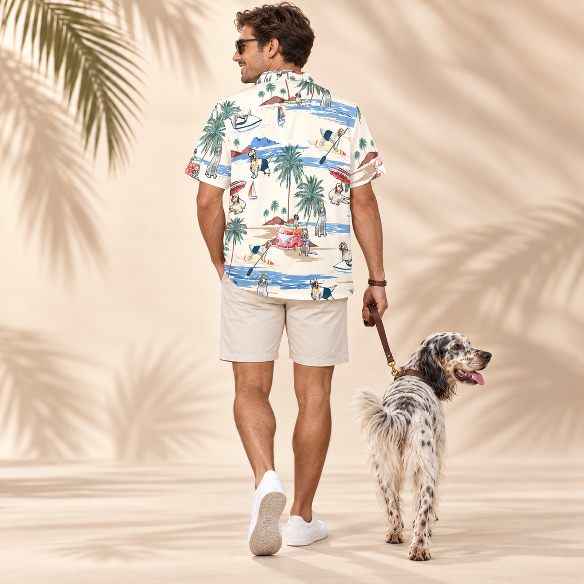 English Setter Hawaiian Shirt