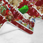 Cavoodle Christmas fleece blanket, product image 4 of 4