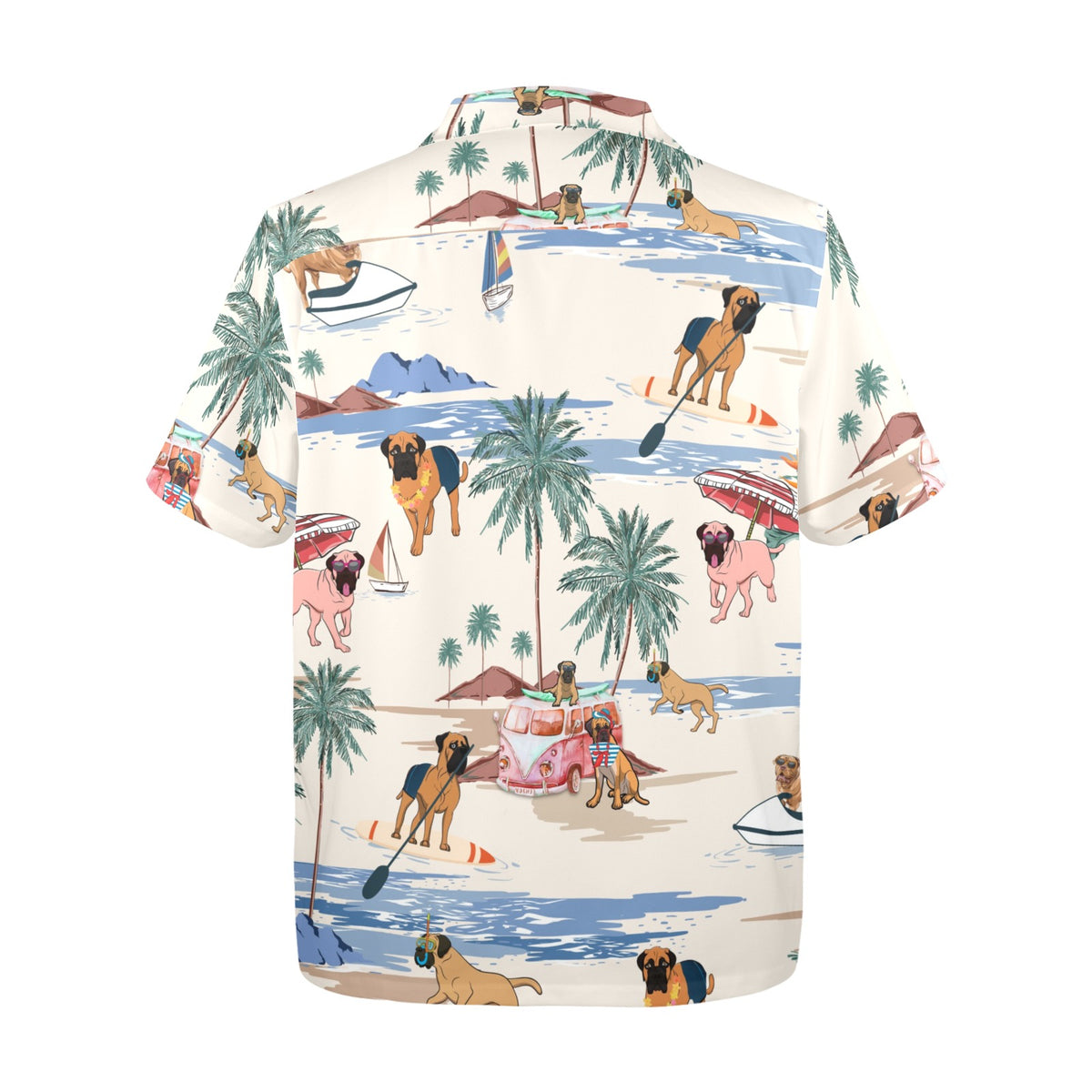 Bullmastiff Hawaiian Shirt