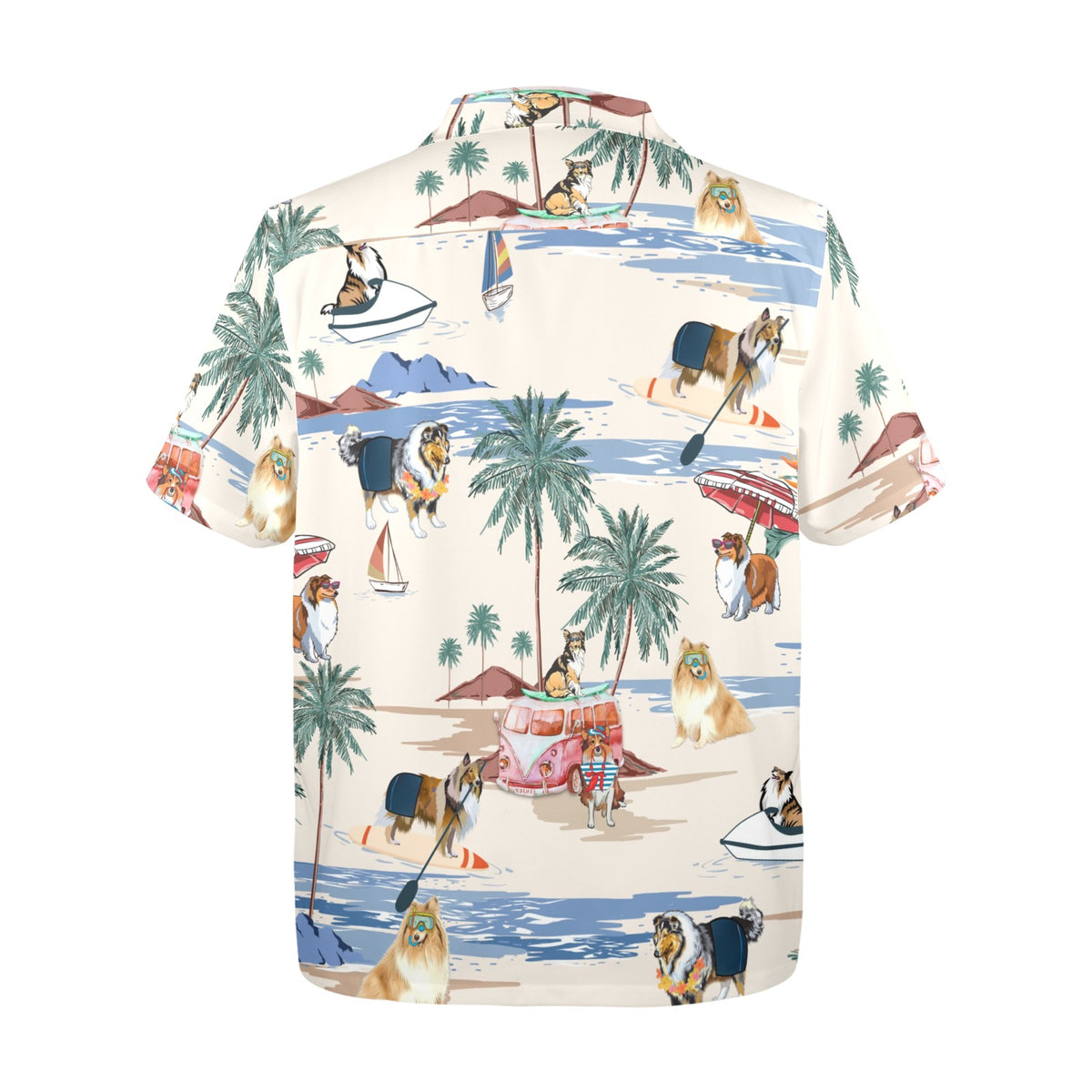 Tropical Rough Collie shirt for dog lovers