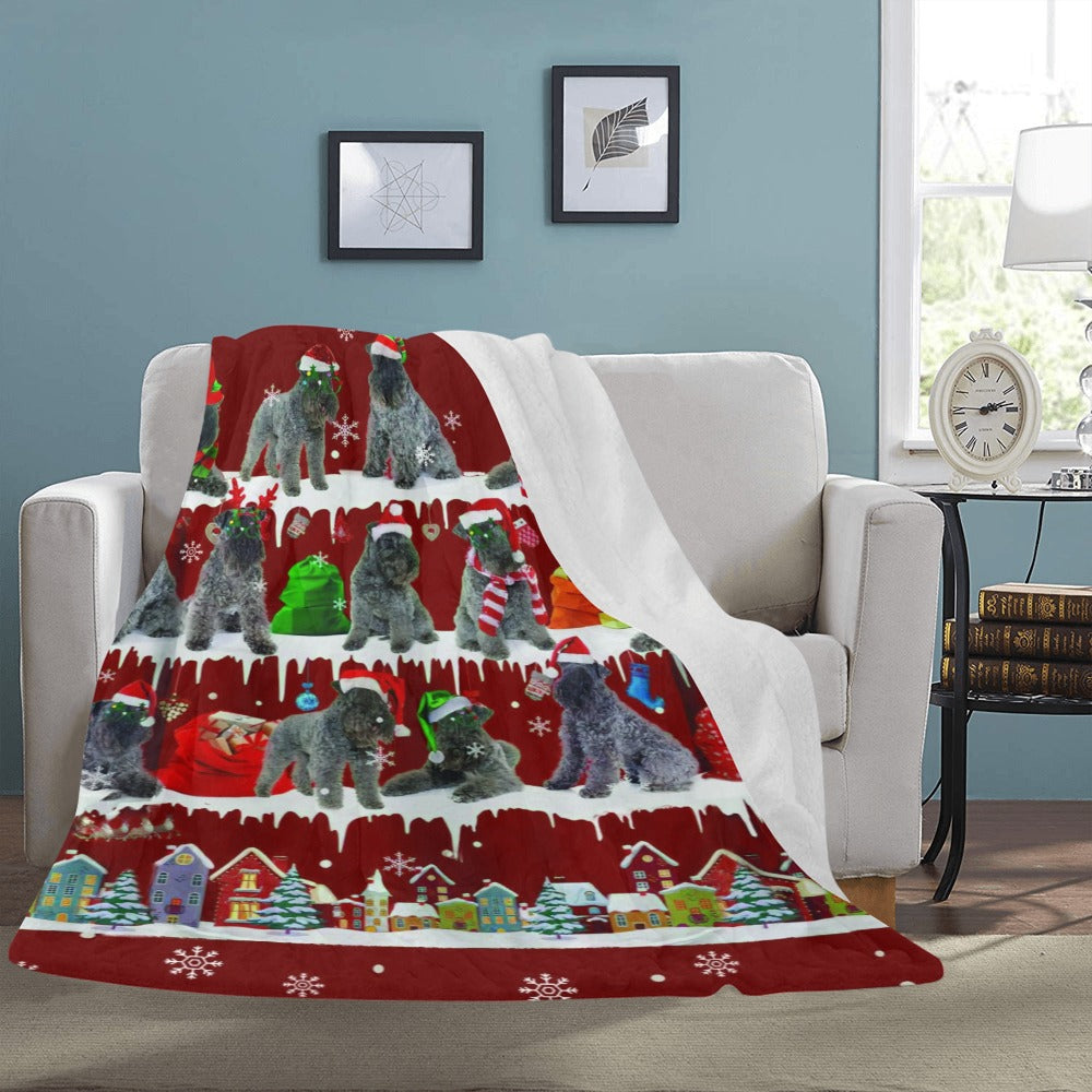 Kerry Blue Terrier fleece blanket, product image 3