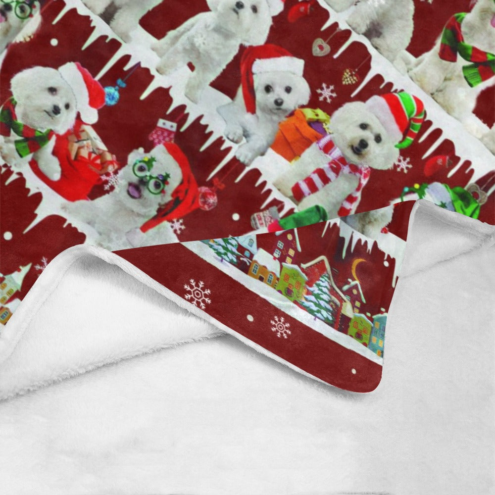 Maltese fleece blanket, product image 4