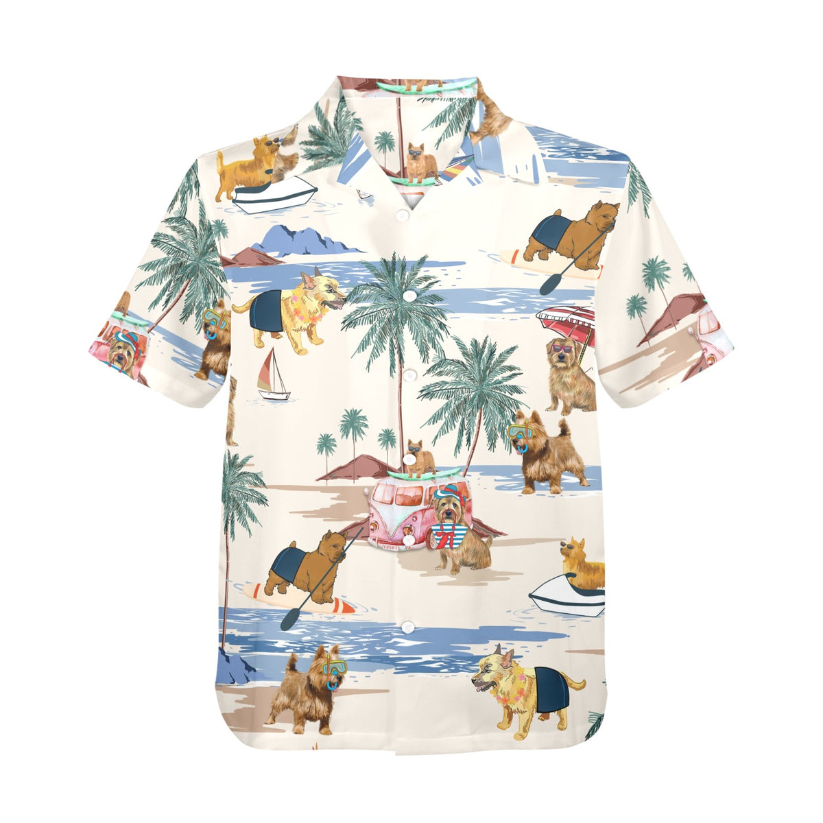Tropical Norwich Terrier shirt for dog owners