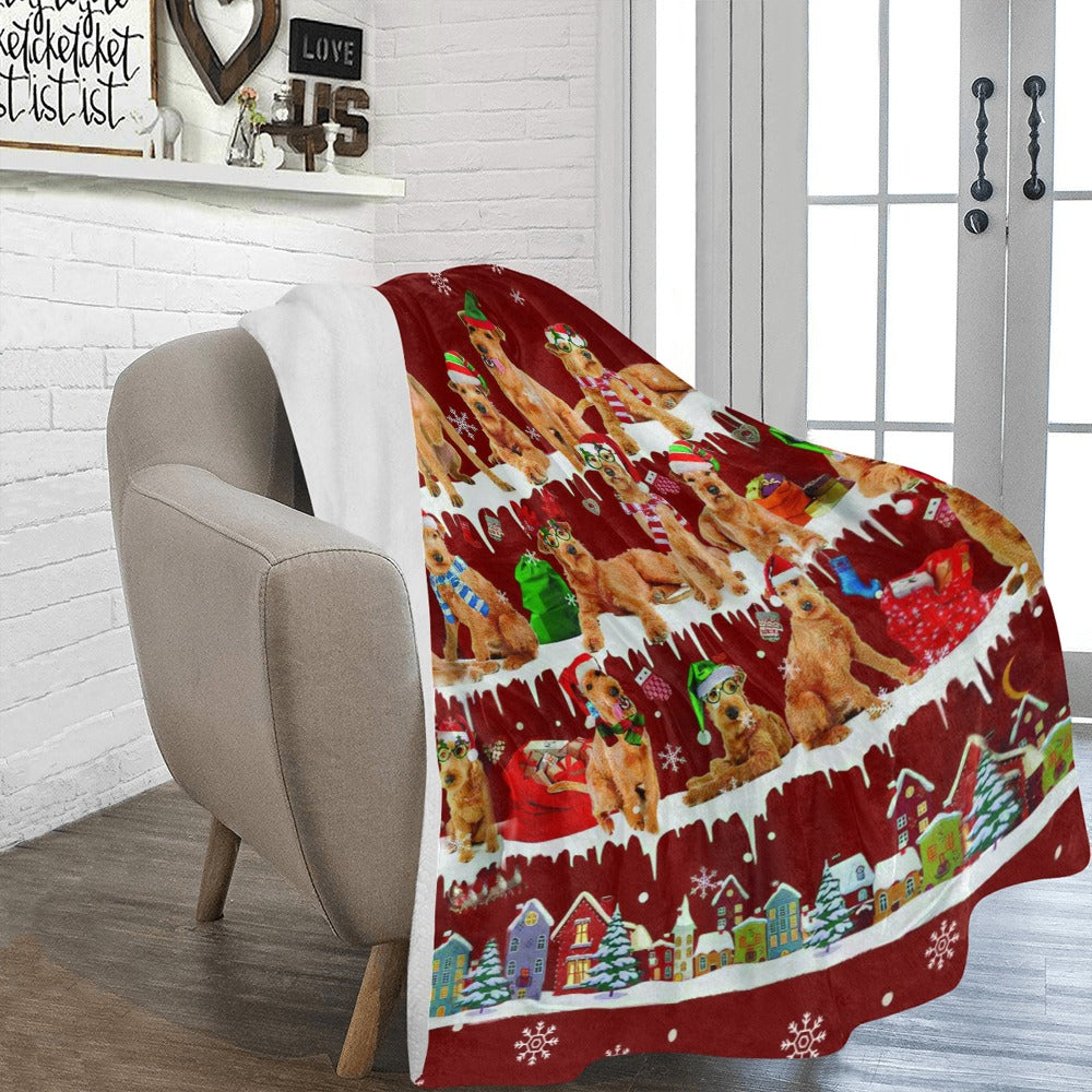 Irish Terrier fleece blanket, product image 2