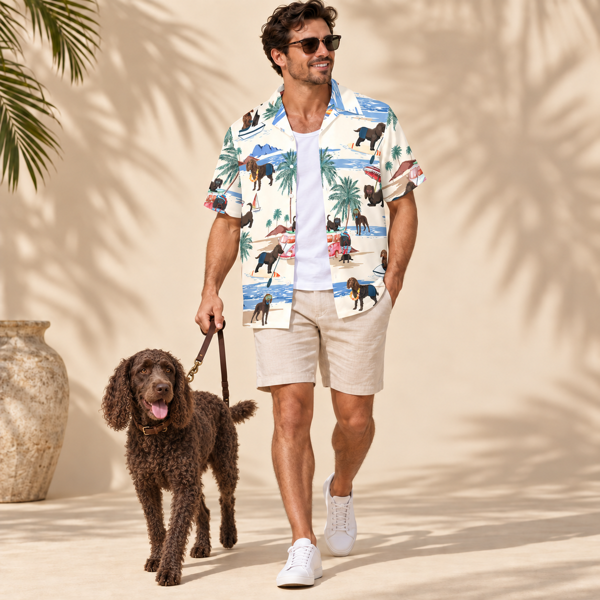 American Water Spaniel Hawaiian Shirt
