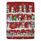 Husky fleece blanket, product image 1