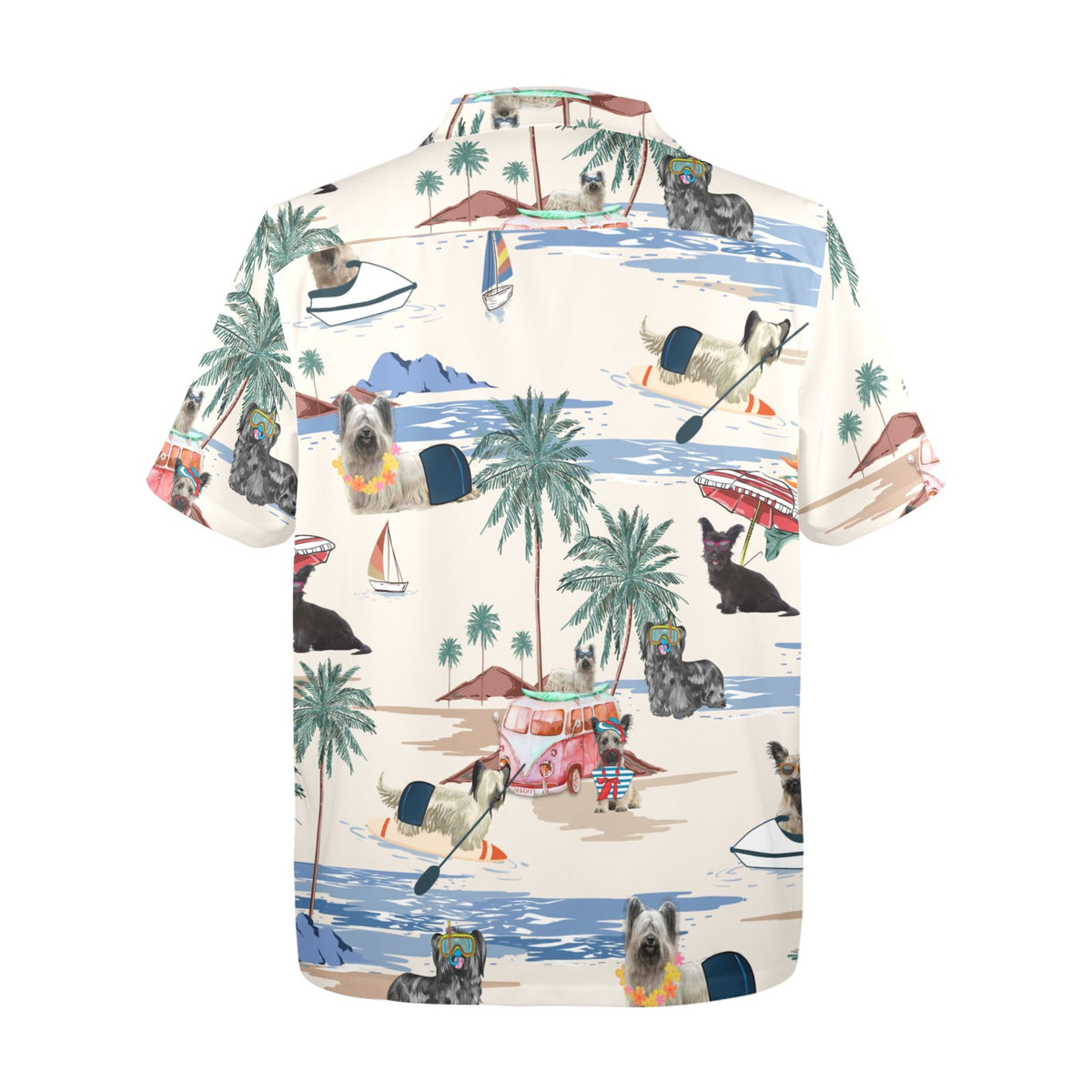 Skye Terrier Hawaiian Shirt