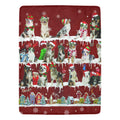 Australian Shepherd dog breed fleece blanket, product image 1 of 4