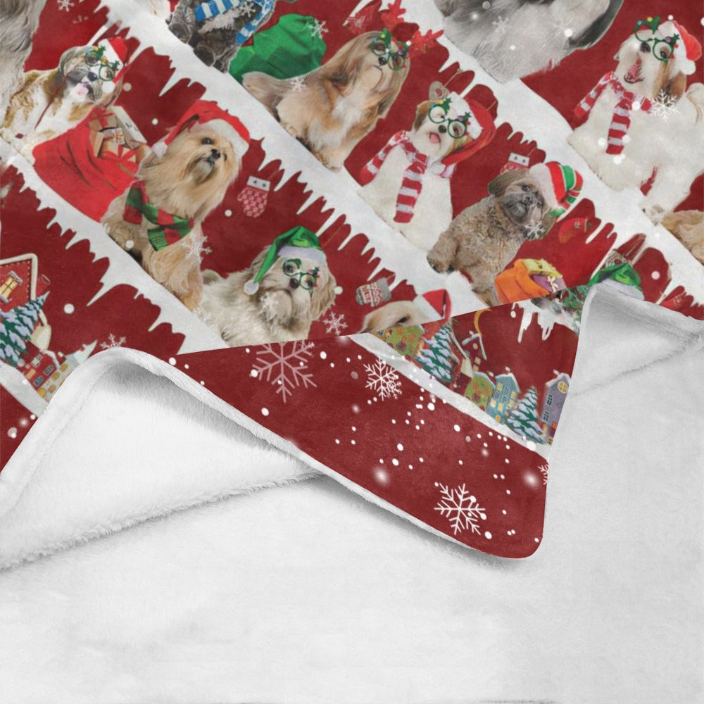 Lhasa Apso fleece blanket, product image 4