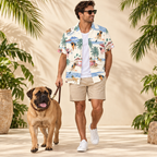 Bullmastiff Hawaiian Shirt