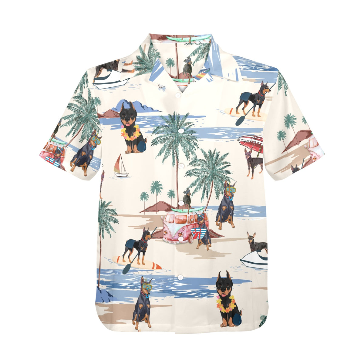 Tropical Manchester Terrier shirt for dog owners