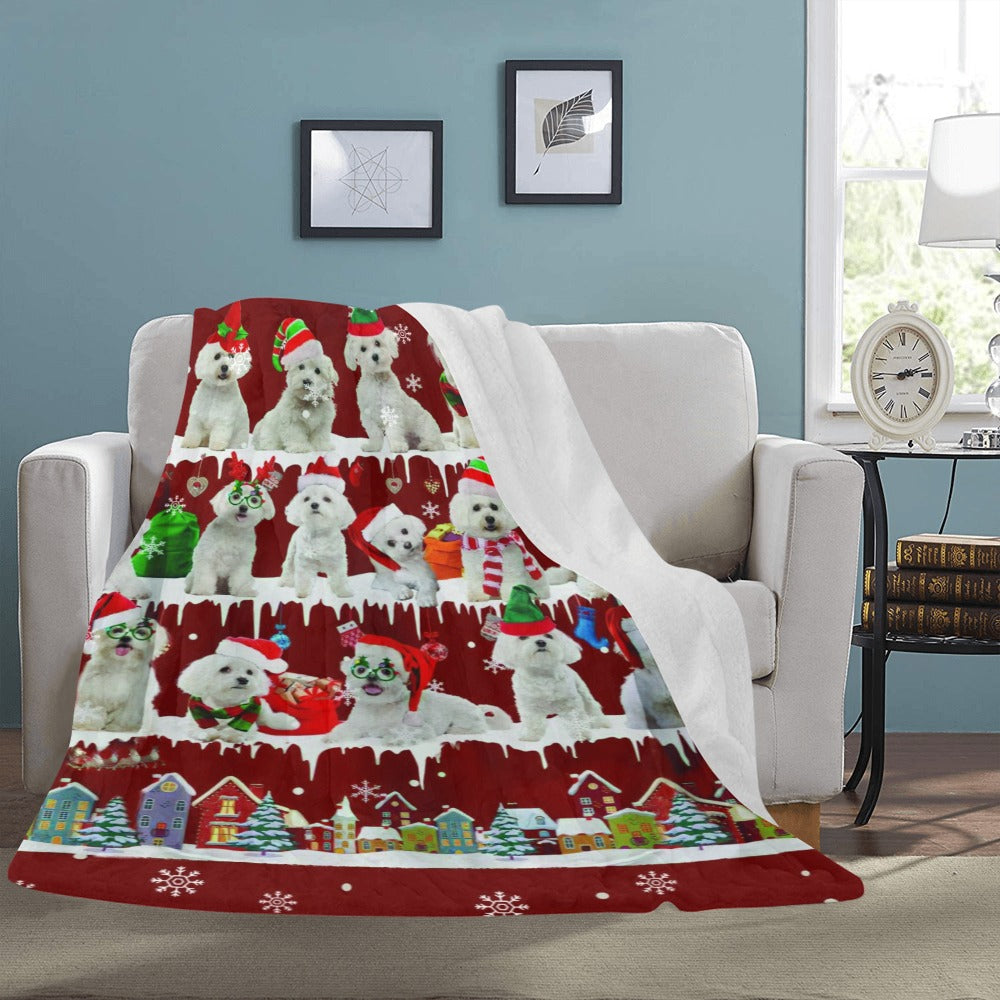 Maltese fleece blanket, product image 3