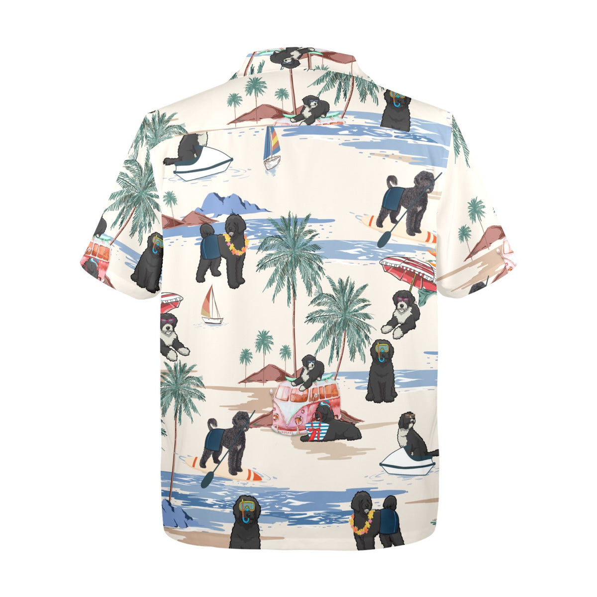 Cabana Club Portuguese Water Dog Hawaiian shirt