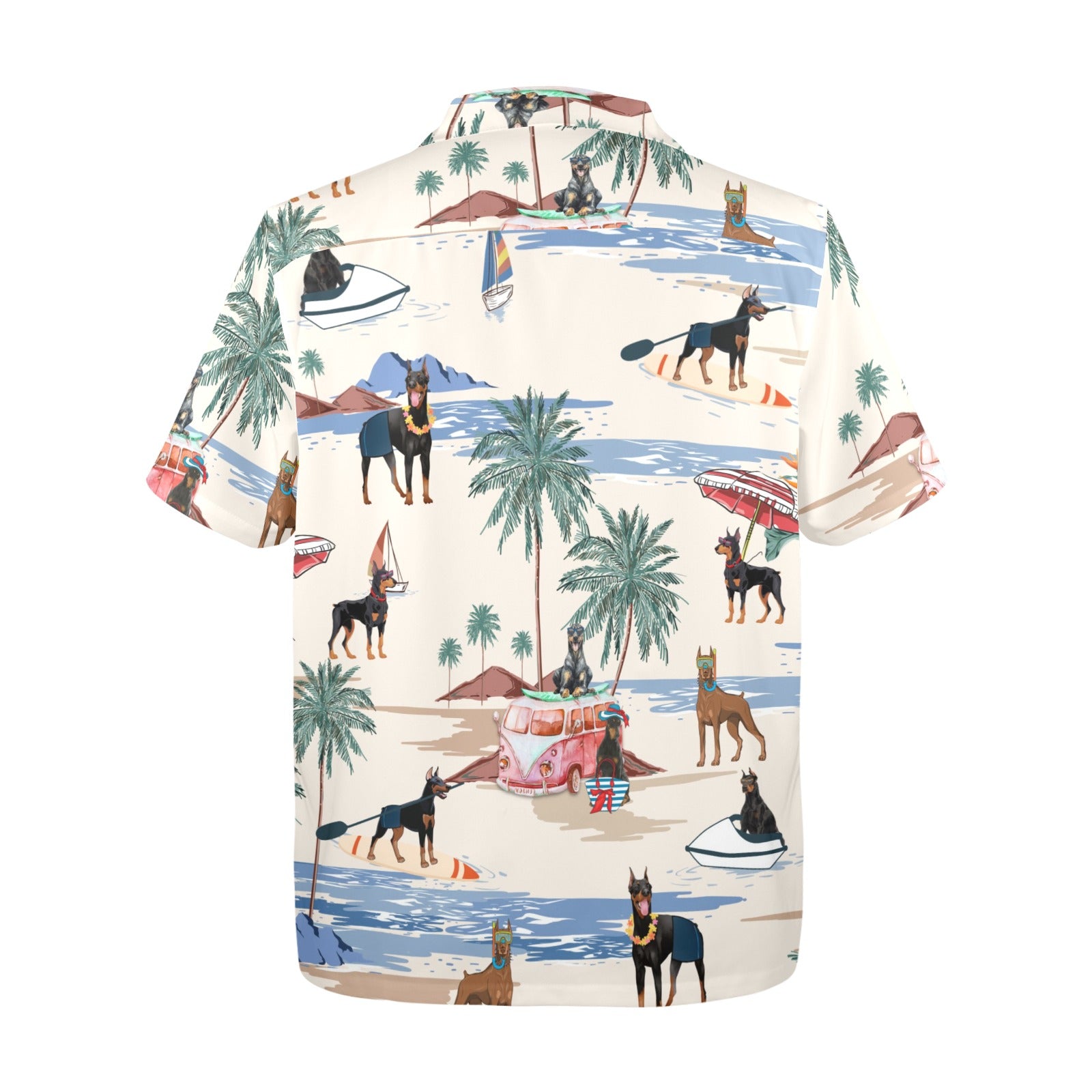 Tropical Doberman Pinscher shirt for dog owners