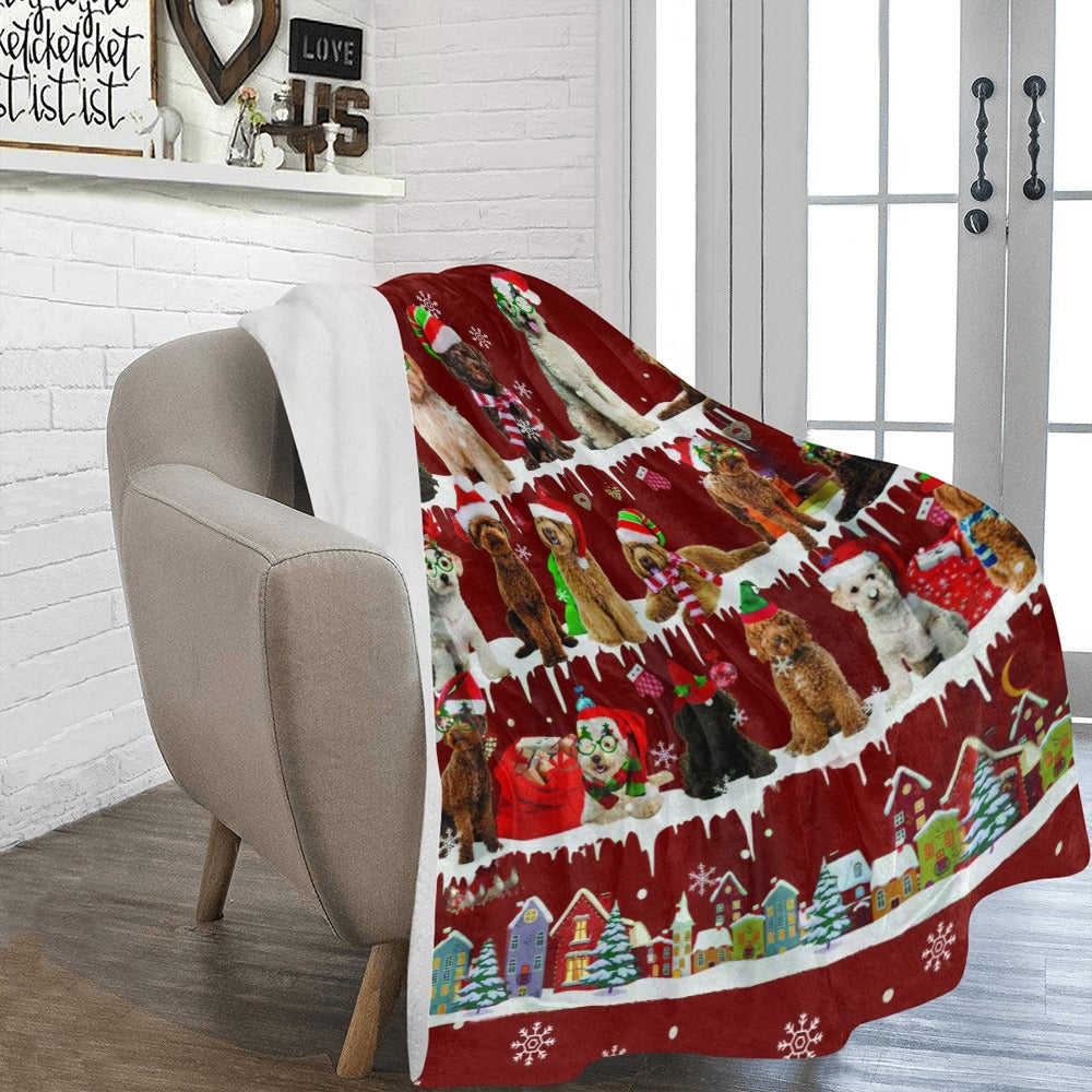 Labradoodle fleece blanket, product image 2
