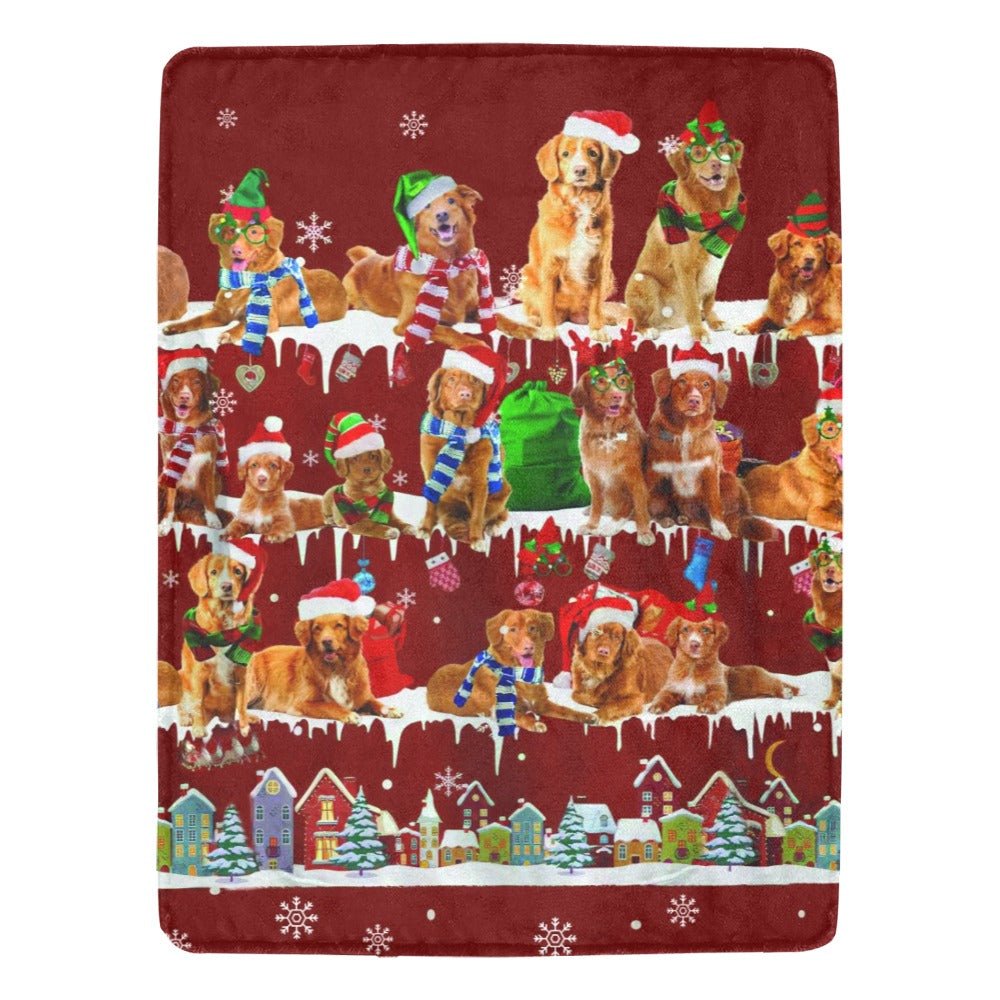 Nova Scotia Duck Tolling Retriever fleece blanket, product image 1