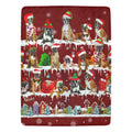 Boxer Christmas fleece blanket, product image 1 of 4