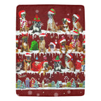Boxer Christmas fleece blanket, product image 1 of 4