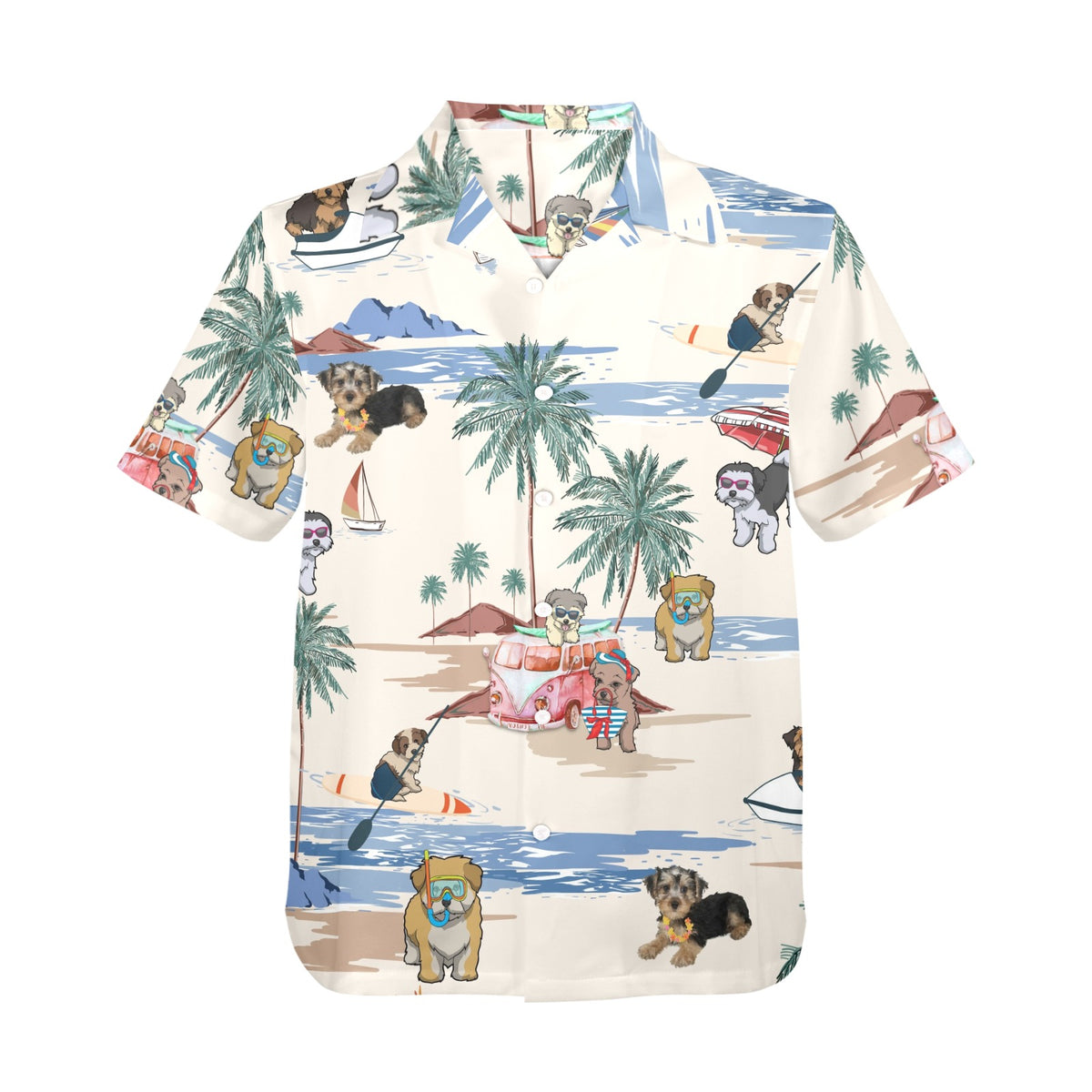 Tropical Morkie shirt for dog owners