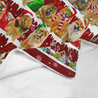 Chow Chow Santa Paws fleece blanket image 4 of 4