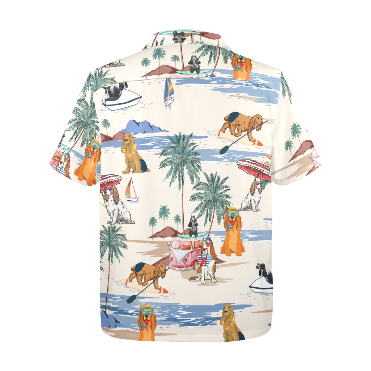 Tropical Cocker Spaniel shirt for dog lovers