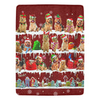 Australian Terrier dog breed fleece blanket, product image 1 of 4