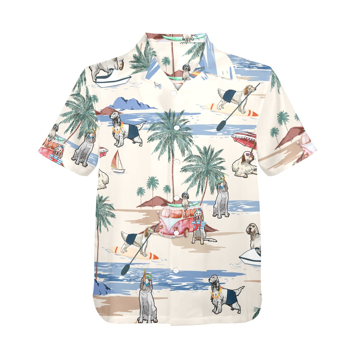 Tropical English Setter shirt for dog owners