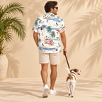 Jack Russell Terrier Hawaiian Shirt